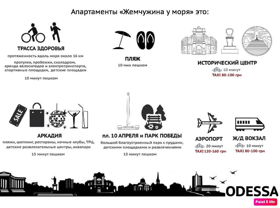 Жемчужина У Моря - Французский Бульвар Аркадия Odessa Luaran gambar